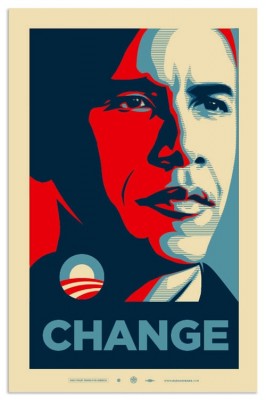 Barack Obama Shepard Fairey Poster