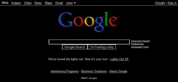 Google turns out the lights Google turns out the lights