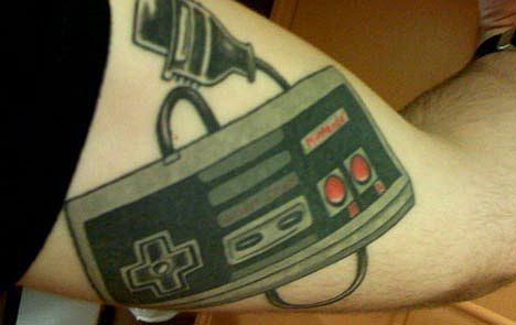 Nintendo Tattoos. Filed Under Art, Body Modification, Video Games on 