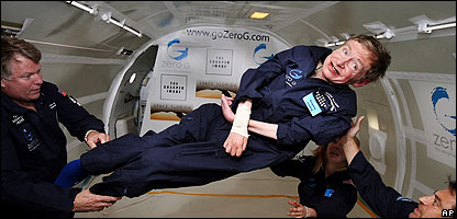 Stephen Hawking Weightless