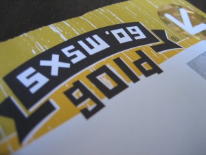 SXSW 09 Gold Badge